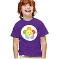 thumbnail image 1 of Care Bears: Unlock the Magic Harmony Bear Belly Kids T Shirt for Youth Boys and Girls, Purple, Small, 1 of 3