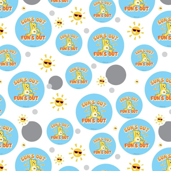 Care Bears: Unlock the Magic Sun's Out Fun's Out Premium Gift Wrap Wrapping Paper Roll