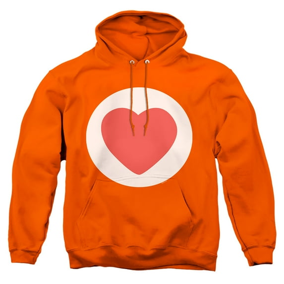 Care Bears: Unlock the Magic Tenderheart Bear Belly Adult Pull-Over Hoodie, Orange, 2X-Large