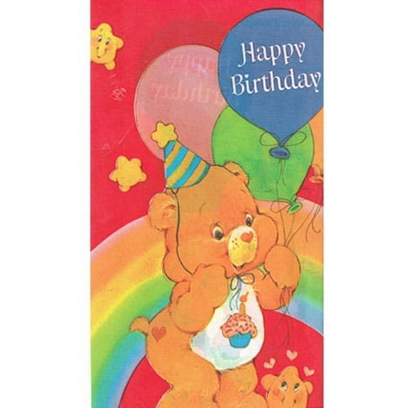 Care Bears Vintage Red Plastic Table Cover (1ct)