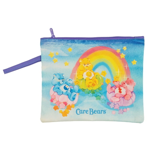 Care Bears Waterproof Zipper Bag, 10" x 8"