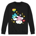 thumbnail image 1 of Care Bears - Wish And Cheer Bear With Clouds - Men's Crew Fleece Sweatshirt, 1 of 5