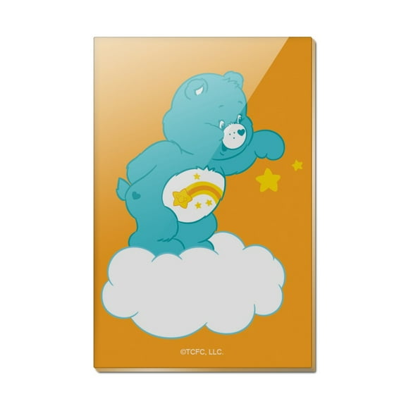 Care Bears Wish Bear Rectangle Acrylic Fridge Refrigerator Magnet