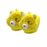Care Bears Women's Funshine Bear 3D Plush Head Slippers, 1-Pack, Sizes XS/S, M/L, L/XL