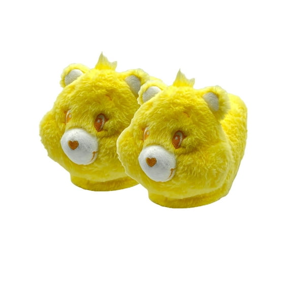 Care Bears Women's Funshine Bear 3D Plush Head Slippers, 1-Pack, Sizes XS/S, M/L, L/XL