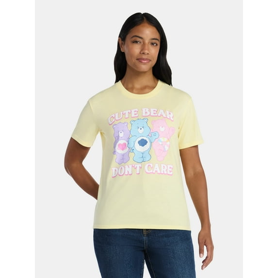 Care Bears Women's Graphic Tee with Short Sleeves, Sizes XXS-XXL