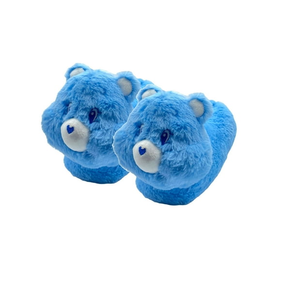 Care Bears Women's Grumpy Bear 3D Plush Head Slippers, 1-Pack, Sizes XS/S, M/L, L/XL