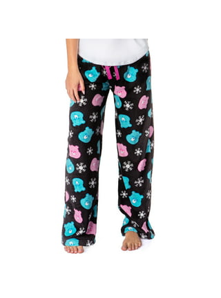 Womens Flannel Pajama Pants Winter Plush Fluffy Pajama Pants with