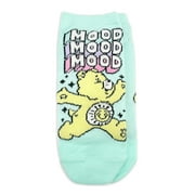 Care Bears Womens Print No Show Socks, 1-Pack, Shoe Size 4-10