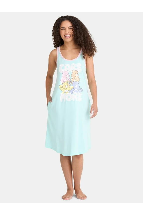 Care Bears Women's Sleep Tank Dress, Sizes XS-3X