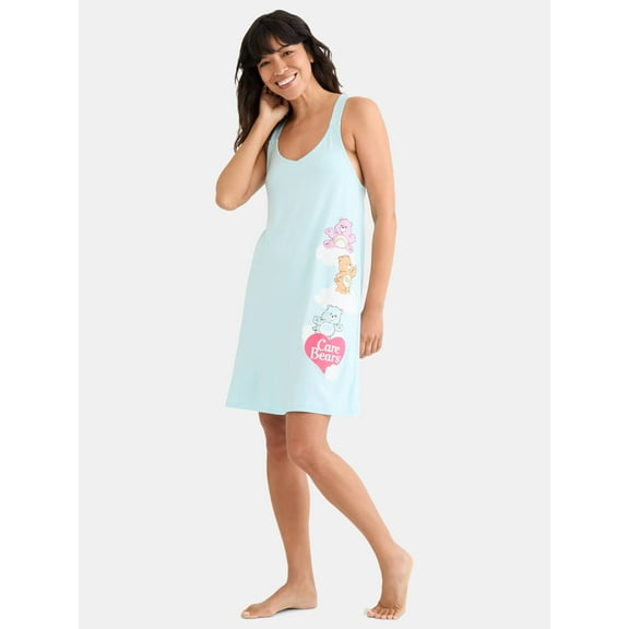 Care Bears Women's Sleep Tank Dress, Sizes XS-3X
