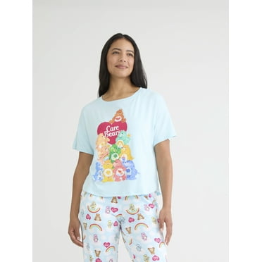 Care Bears Women's Sleep Tee with Short Sleeves, Sizes XS-3X