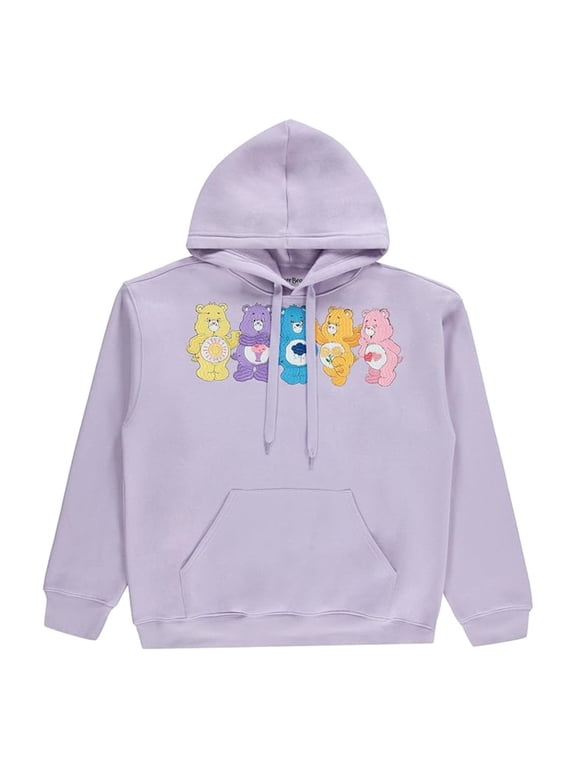 Women's Sweatshirt, Graphic Print Cartoon Cheer Friend Care Bears Hoodie, L
