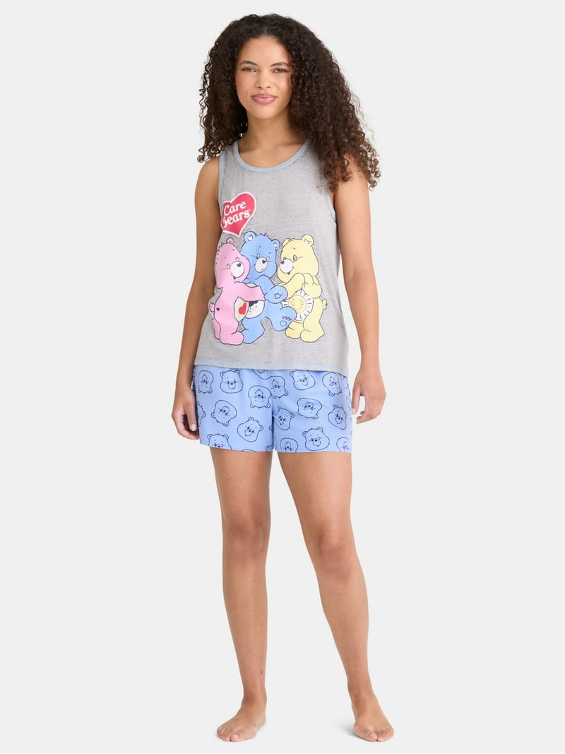 Care Bears Women's Tank Top and Shorts Pajama Set, 2-Piece, Sizes