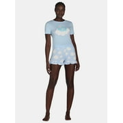 Care Bears Women’s Tee and Shorts Pajama Set from Grayson Social, 2-Piece, Sizes S-3X