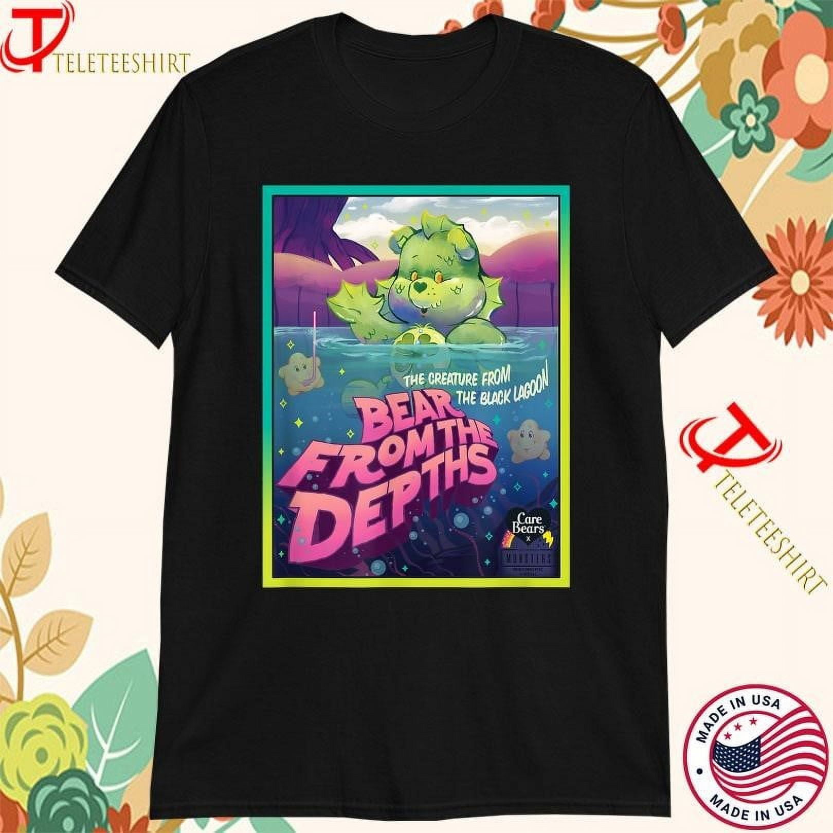 Care Bears X Universal Monsters Good Luck Bear From The Depths The Creature From The Black