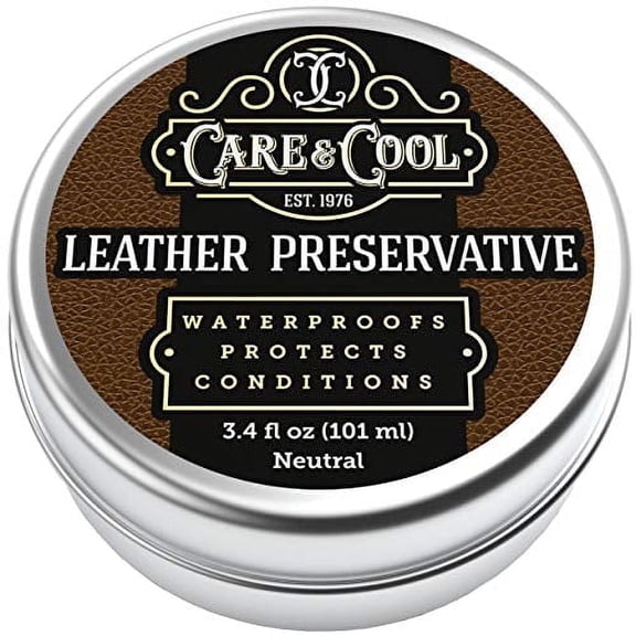 Ultimate Leather Conditioner and Protector (3.4 oz). Waterproofs, Restores, and Heals Your Shoes, Boots, Purses, Jackets, Couch, and Furniture. Setting The Standards Since 1976.