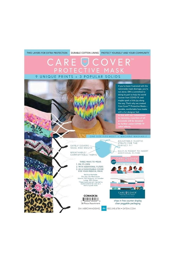 Protective Face Mask 1 pk (Pack of 2)