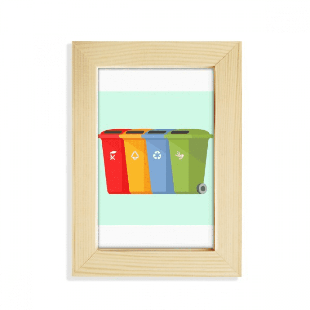 Care Environment Classify Dustbin Desktop Display Photo Frame Picture ...