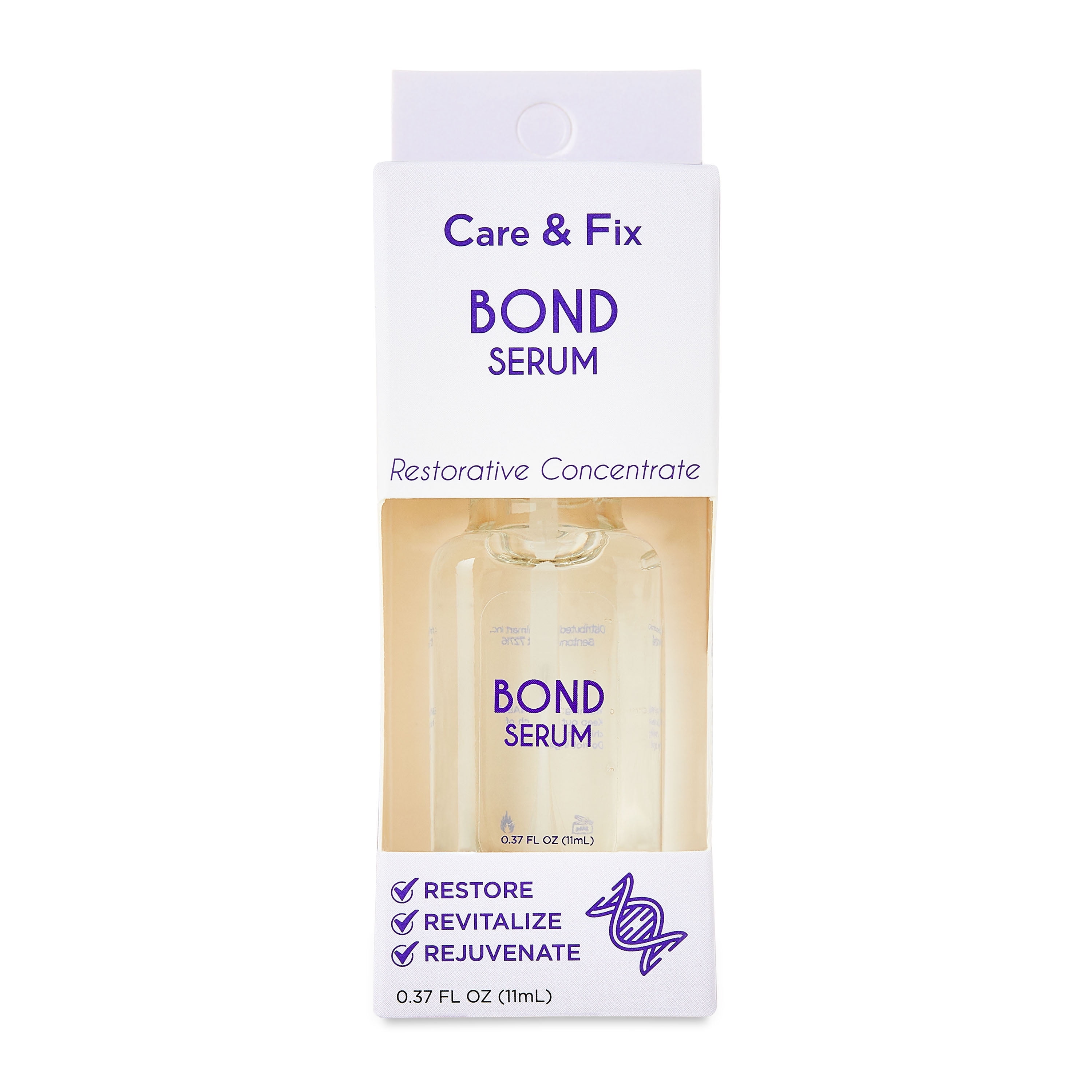 Walmart Care & Fix Bond Serum Nail Treatment Serum with Biotin to Help Restore Strengthen & Harden Nails, 0.37 fl oz