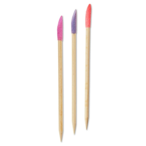 Care & Fix Cuticle Sticks with Sandpaper, 10 ct