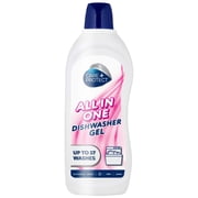 Care+Protect Dishwasher Gel All in One - Degreaser - Rinse Aid - Salt - Odor Neutralizer - Extra Powerful on Grease and Dirt - Active in Short Cycles - Up to 37 Washes - 750ml