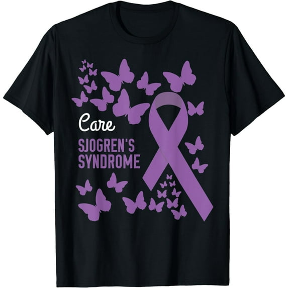 Care- Sjogrens Syndrome Awareness Support Ribbon T-Shirt