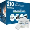 thumbnail image 1 of Care Touch Lens Cleaning Wipes for Eyeglasses, 210ct - Eyeglass Wipes Individually Wrapped, Eye Glass Cleaning Wipes, Lenses Wipes for Cleaning Glasses, Eye Glass & Sunglass Cleaner, Eye Glasses Wipes, 1 of 4