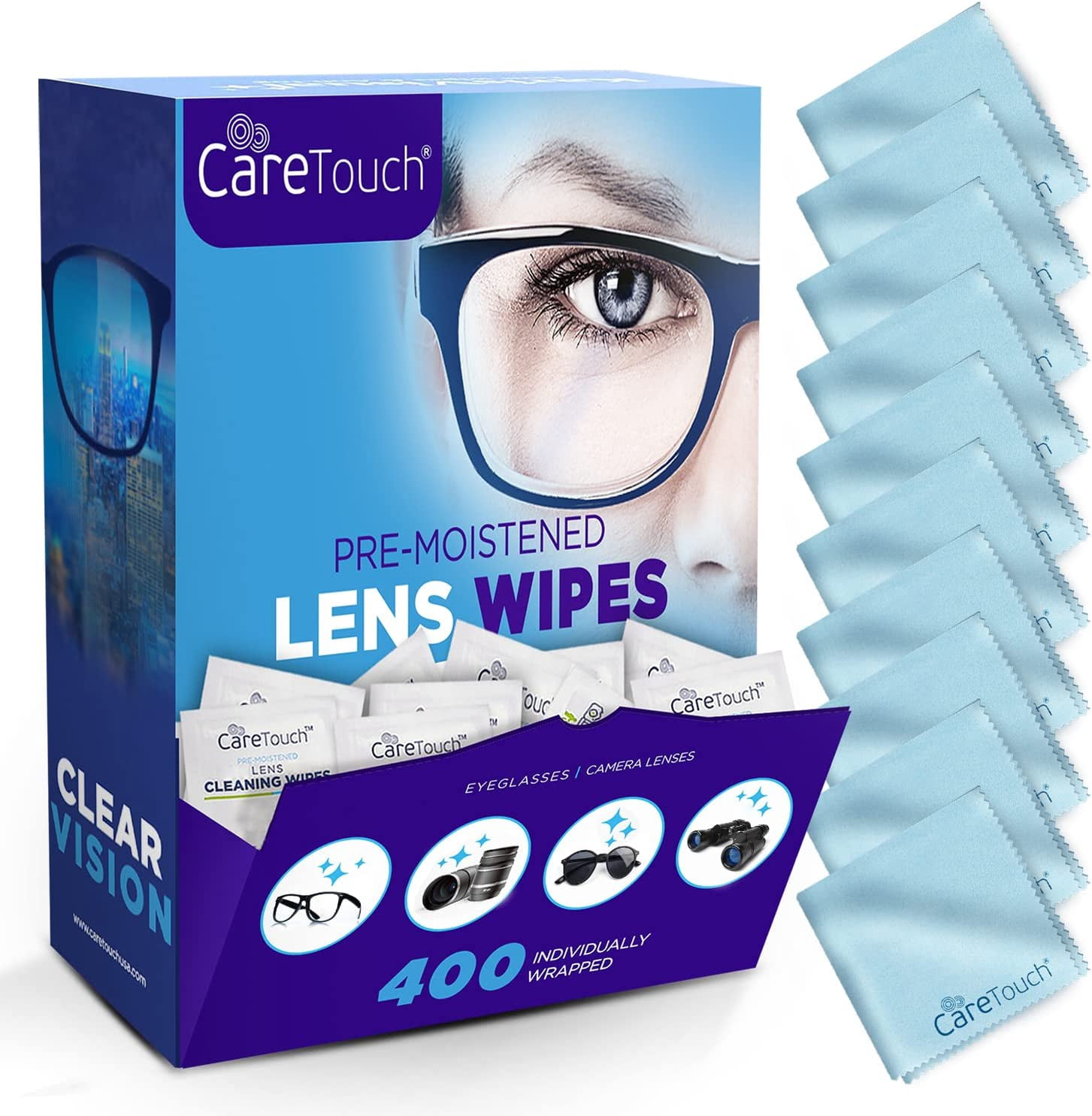 Care Touch Lens Wipes