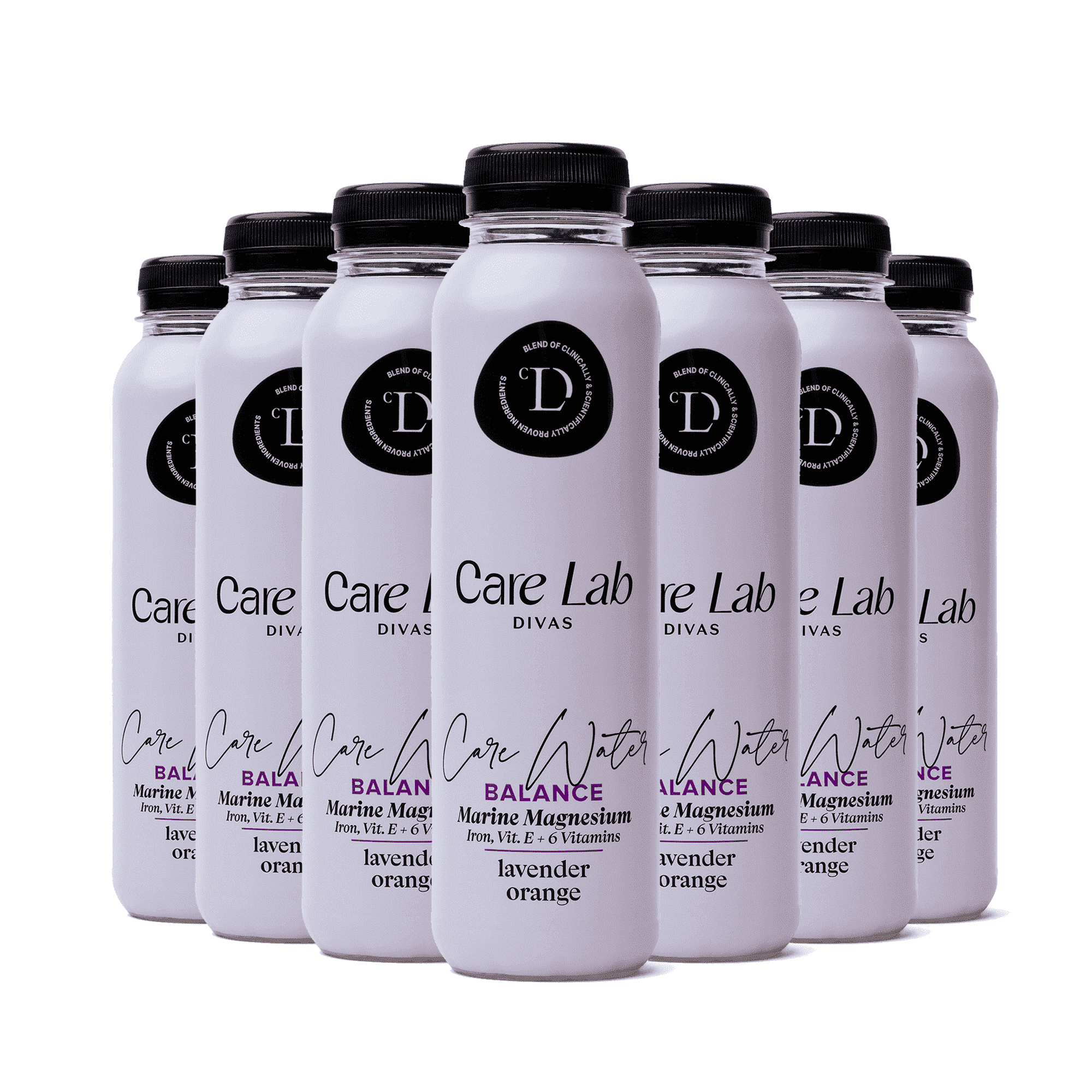 Walmart Saving of  Care Lab Water BALANCE | Lavender – Orange | Magnesium Functional Drink | 13.5 Fl Oz, 12 Pack