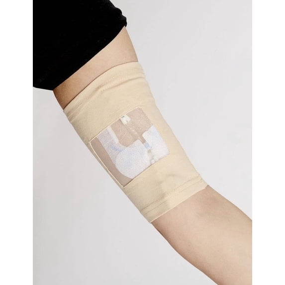 Care+Wear PICC Line Cover - Ultra Soft Cover with Mesh Window For Visibility (Dawn, 13"-15")