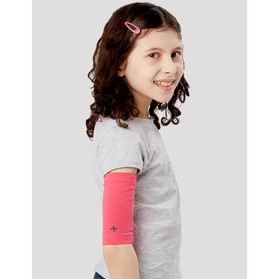 Care+Wear PICC Line Cover - Ultra Soft Cover with Mesh Window For Visibility (Slate, 7"-9")