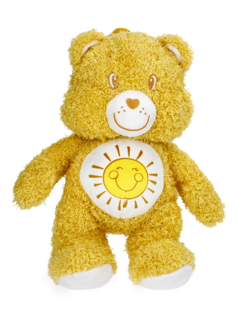 Care Bears Girls Funshine Bear Plush Backpack, Yellow 