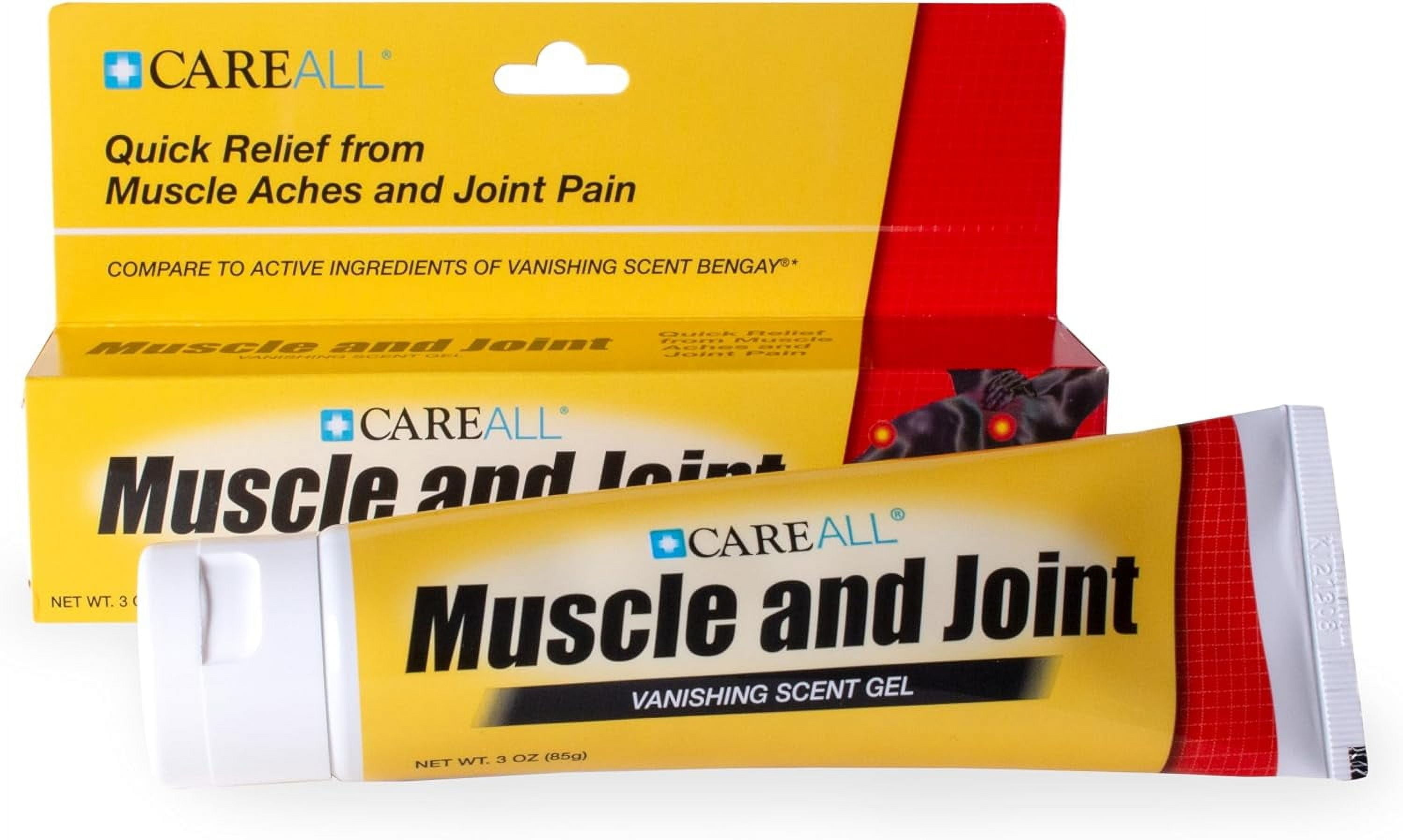 CareAll Muscle and Joint Gel with Vanishing Scent 3 oz.