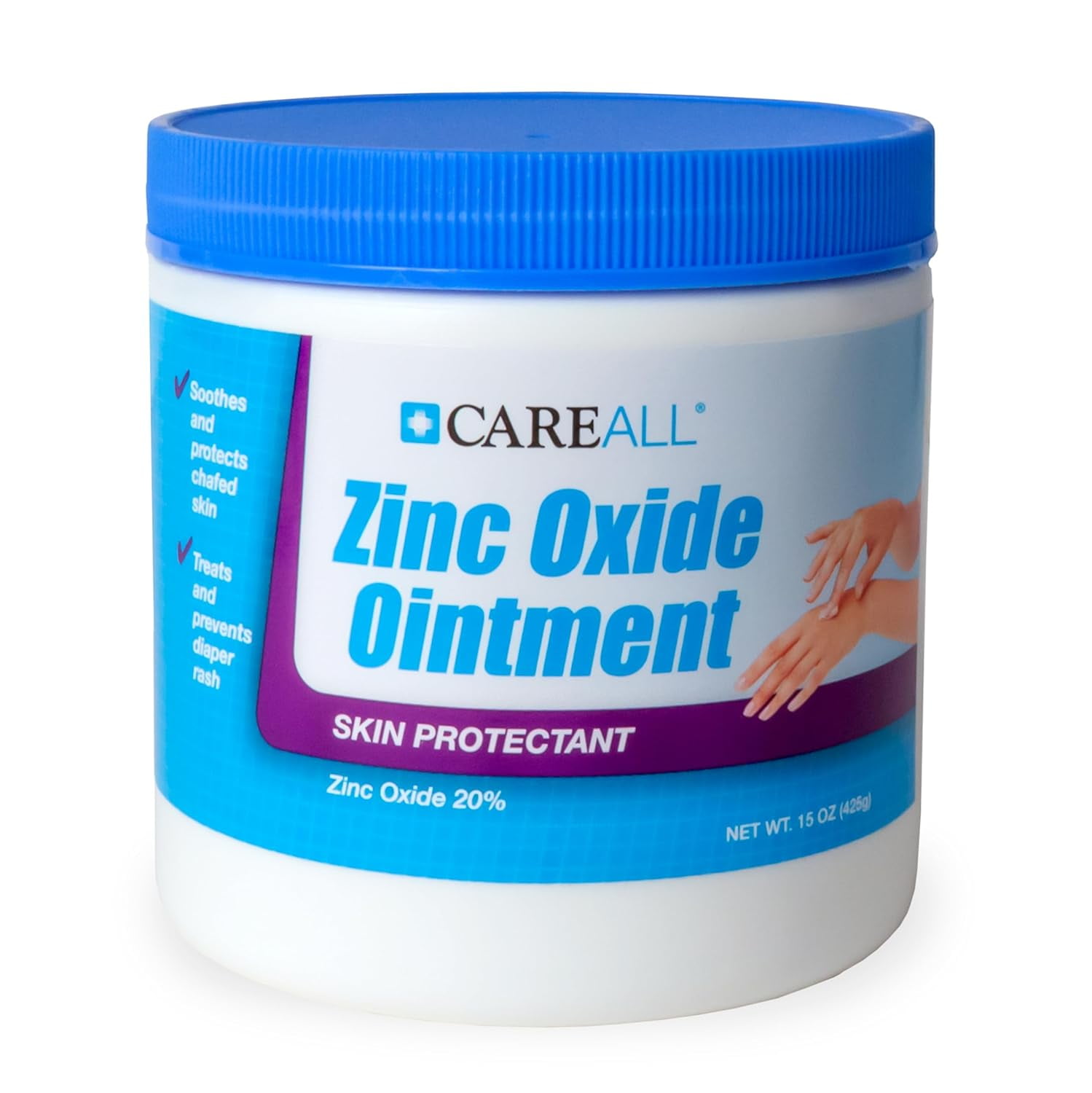 NEW WORLD IMPORTS CareAll Zinc Oxide Oinment Jar 15 oz.