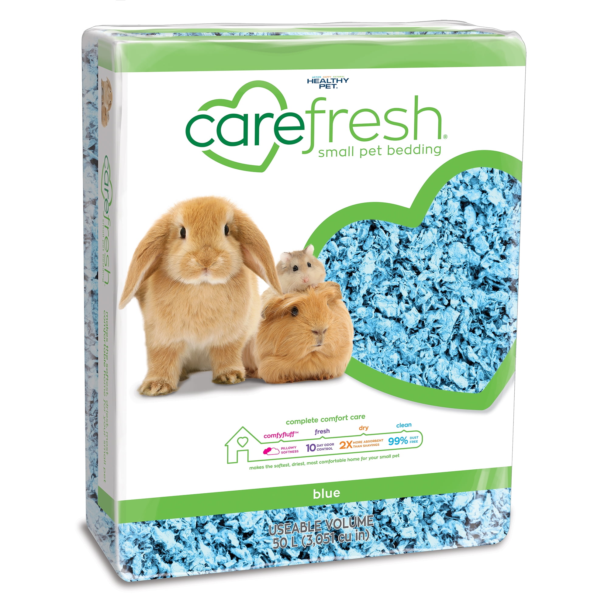 CareFRESH Blue Small Pet Bedding, 50L