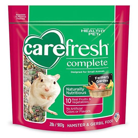 CareFresh Complete Farmer's Garden Menu Hamster &amp; Gerbil Food, 2 Lb