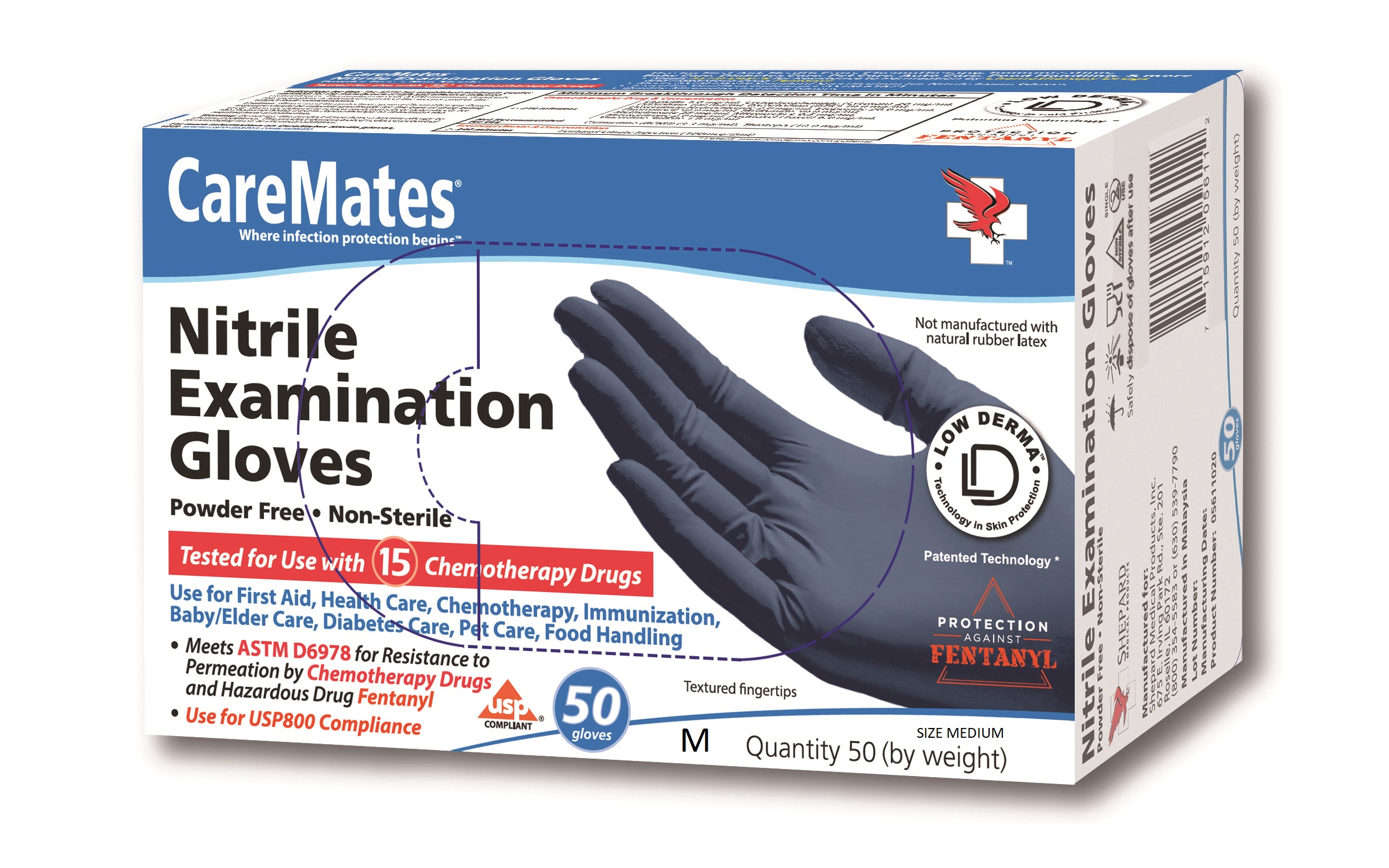 Equate Latex Examination Gloves, 50 Count
