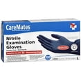 thumbnail image 1 of CareMates Powder Free Nitrile Examination Gloves, Large, 100 Count, 1 of 5