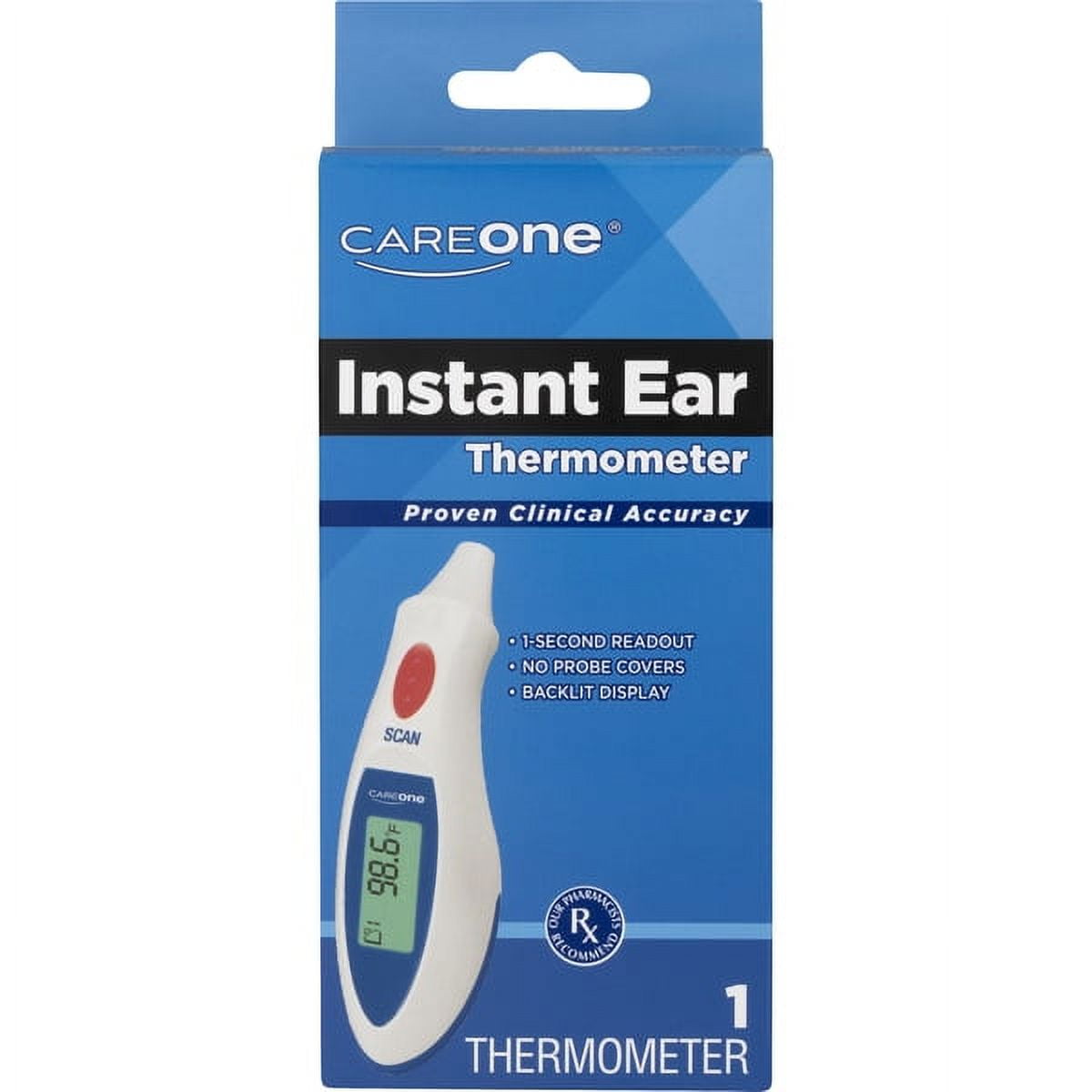 CareOne Instant Ear Thermometer TS7 Proven Clinical Accuracy *EN