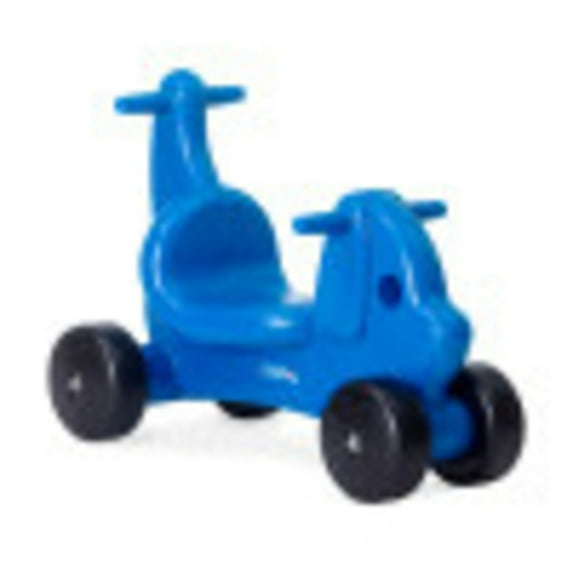 CarePlay 2-in-1 Puppy Push & Ride On Toy, Indoor & Outdoor Use, 50 lb Capacity, Blue