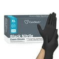 thumbnail image 1 of CareStock Black Nitrile Exam Gloves - Ultra-Strong with Slip-Resistant Textured Grip - Disposable Powder-Free Medical Gloves for Cooking & Healthcare, X-Large, 230 Count, 10 Boxes, 2300 Total, 1 of 8