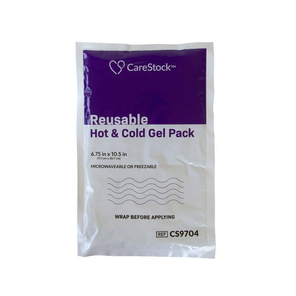 CareStock Reusable Hot & Cold Gel Pack, Microwave or Freeze, 1 Count, 1 Pack
