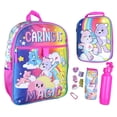 thumbnail image 1 of Carebears Caring Is Magic 16" Backpack Lunch Tote Water Bottle Sticker Set 5 Pc Mega Set, 1 of 7
