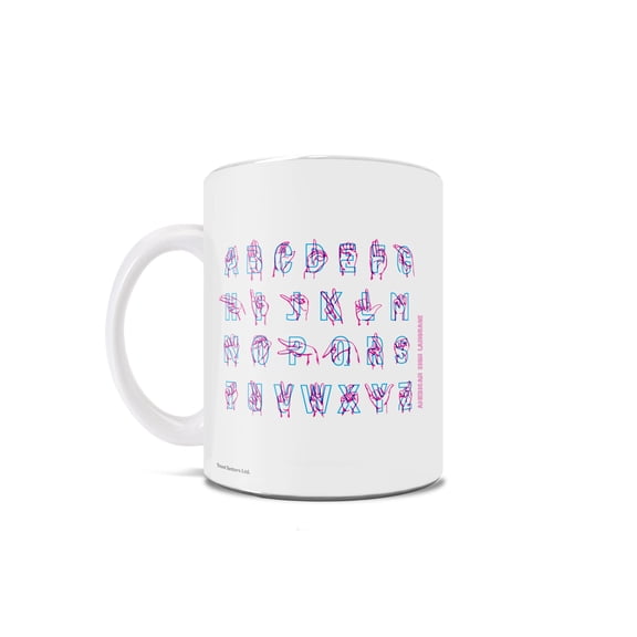 Career Collection (ASL Alphabet Guide) 11 oz Ceramic Mug WMUG913