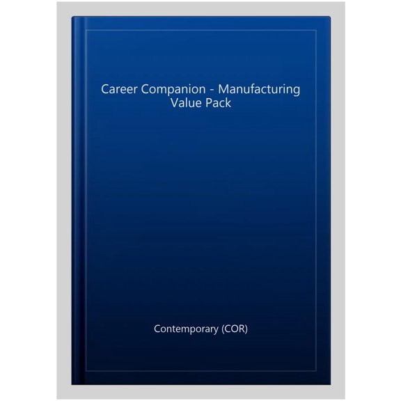 Pre-Owned Career Companion: Manufacturing Value Pack (10 Copies), (Paperback)