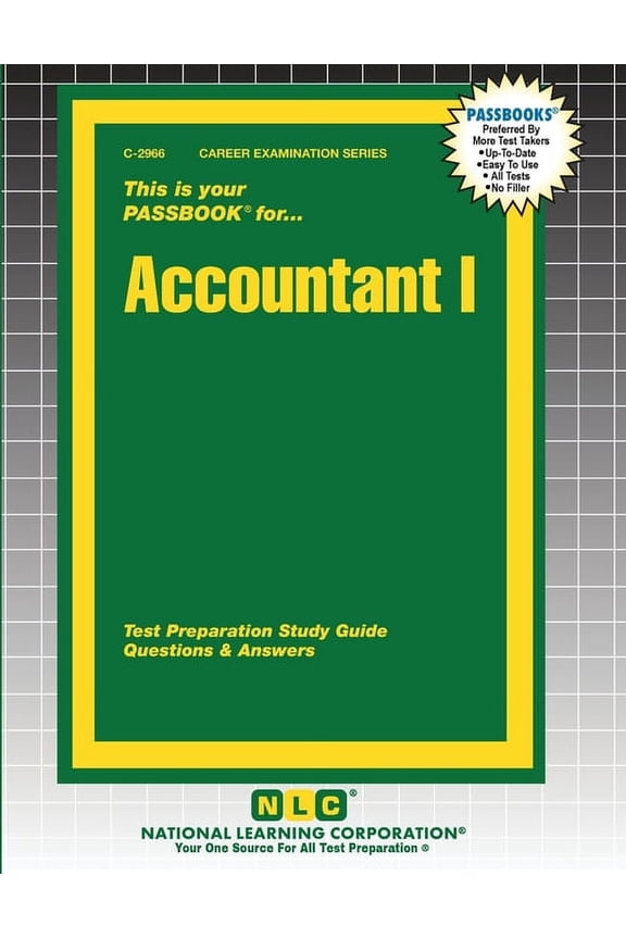 Career Examination Accountant I, Book 2966, (Paperback)