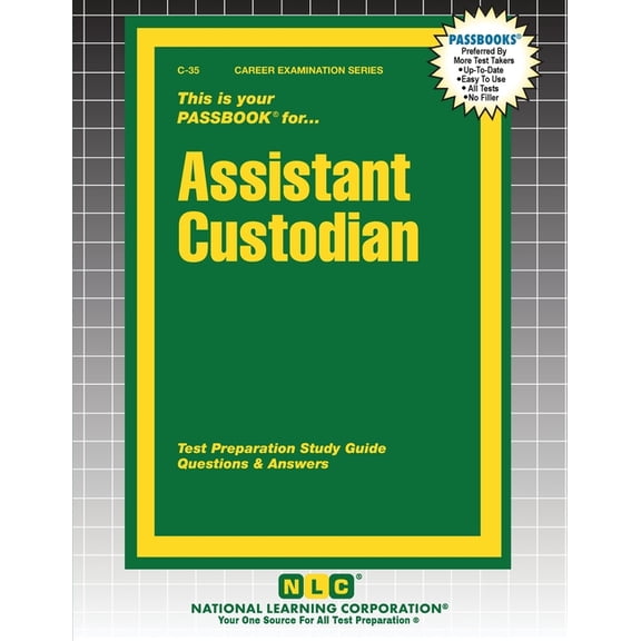 Career Examination Assistant Custodian, Book 35, (Paperback)