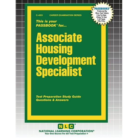 Career Examination Associate Housing Development Specialist, Book 4551, (Paperback)
