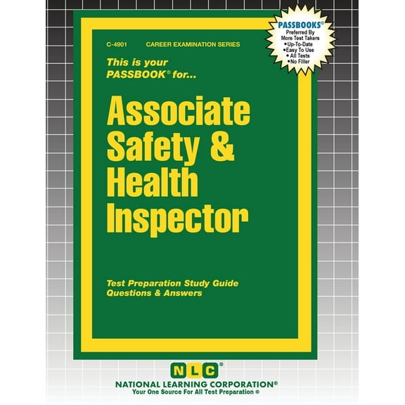 Career Examination Associate Safety & Health Inspector, Book 4901, (Paperback)